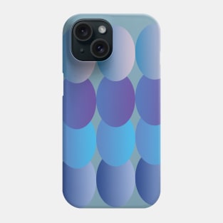 Oval gradient design Phone Case