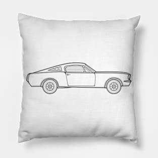 Classic Sport Car Pillow