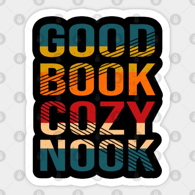 Good Book Book Nerd Sticker Teepublic