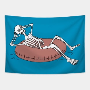 Chilling Skeleton Tapestry