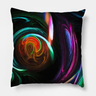 Fractal Swirl Pillow
