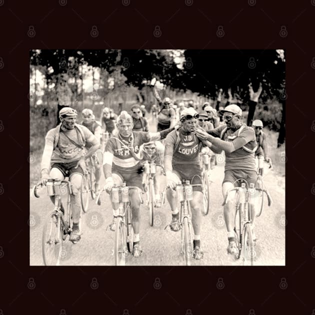 Tour De France Vintage Bicycle Racing Photo Print by posterbobs