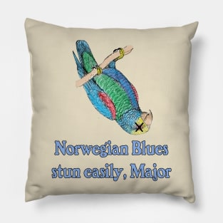 Dead Parrot - Norwegian Blues Stun Easily, Major Pillow