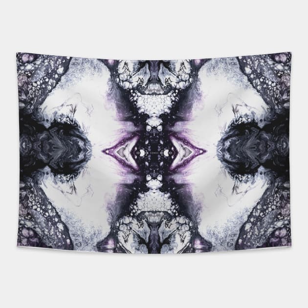 Purple Grey Paint Pour Pattern Acrylic Pour Painting Tapestry TeePublic
