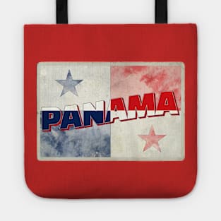 Panama Vintage style retro souvenir Tote