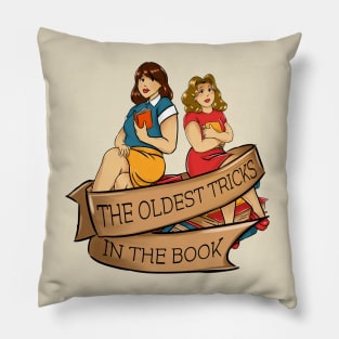 The Oldest Tricks in the Book Pillow