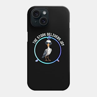 The stork delivers joy Phone Case