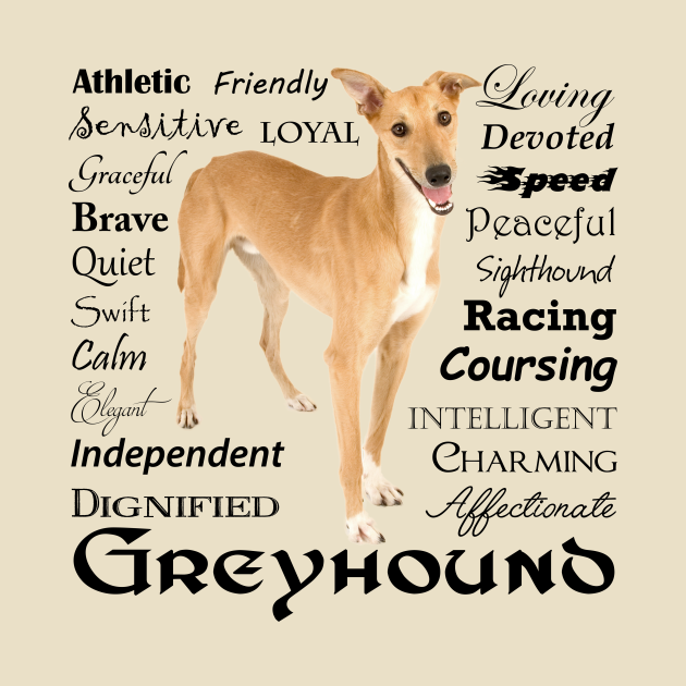 Greyhound Traits Greyhound TShirt TeePublic