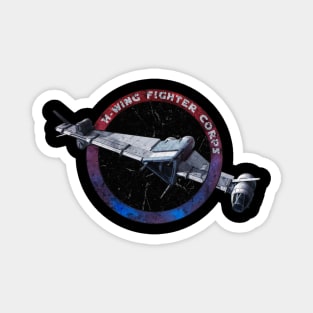 H - WING FIGHTER CORPS REDBLUE Magnet