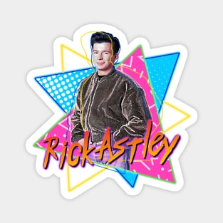 Rick Astley Never Gonna Get Any Cooler FanArt Tribute Magnet