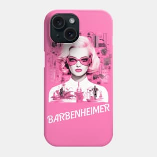 barbie oppenheimer design futuriste créatif Phone Case