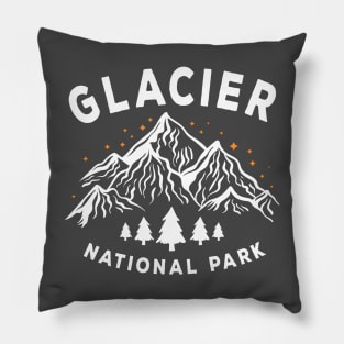glacier national park mountains Pillow