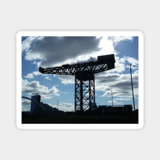 Scottish Photography Series (Vectorized) - Finnieston Crane Glasgow Magnet