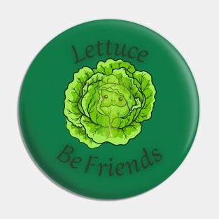 Lettuce Be Friends lettuce be happy, sticker, vegan, vegetarian, funny vegan, eat plants, vegan joke, lettuce be friends, lettuce, friends, vegetarian sticker, vegetarian masks, vegetarian phone cases, leafy green Pin