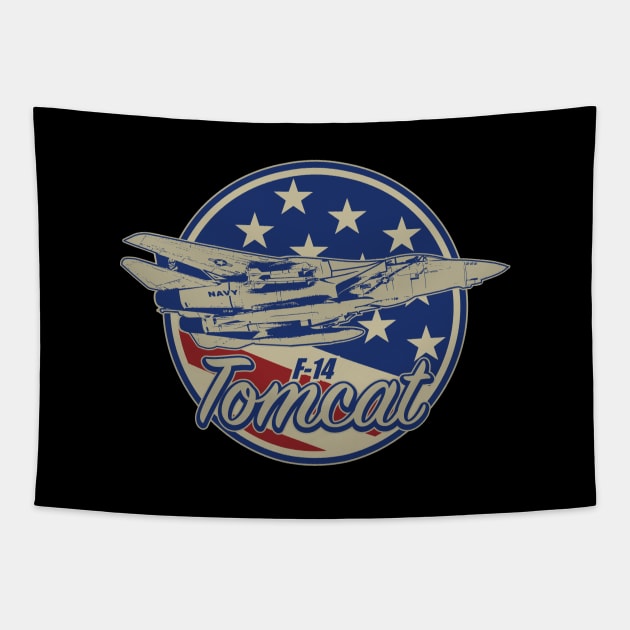 F-14 Tomcat Tapestry by Tailgunnerstudios