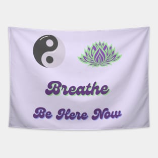 Wellness - Be Here Now - Breathe - Sticker Pack Tapestry