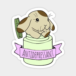 antidepressant bunny Magnet