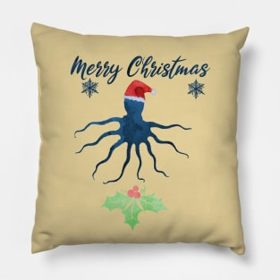 Christmas Octopus Pillow