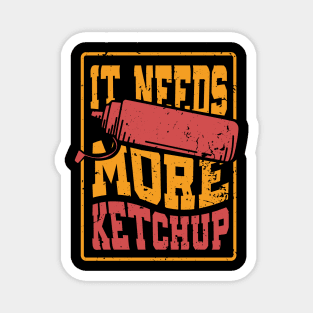 Ketchup Lover Retro Magnet