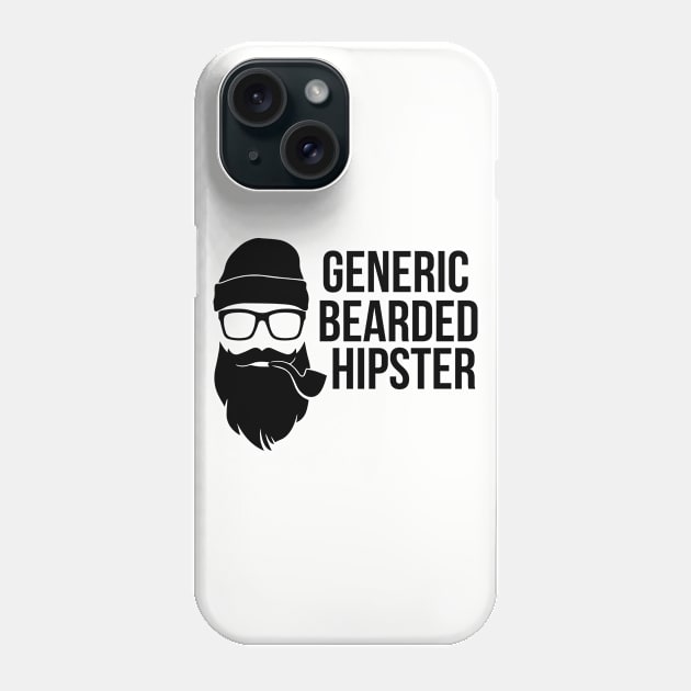 Generic Bearded Hipster - Beard Lover Phone Case by fromherotozero