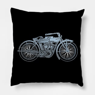 Vintage Motorcycle Pillow