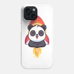 Cute Rocket Panda - Adorable Panda - Kawaii Panda Phone Case