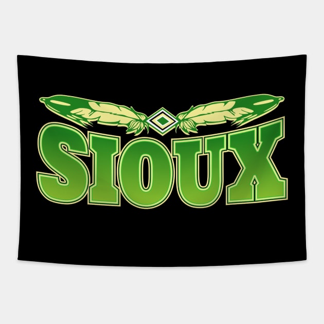 Sioux Tribe Tapestry by MagicEyeOnly