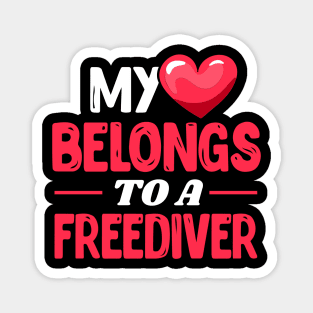 My heart belongs to a Freediver Magnet