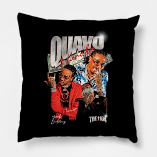 Quavo Huncho Vintage Pillow