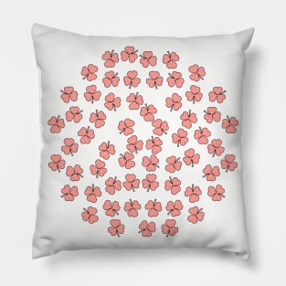 Shamrocks Rose Pillow