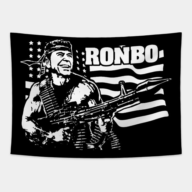 ronbo ronald reagan Tapestry by light nightmare