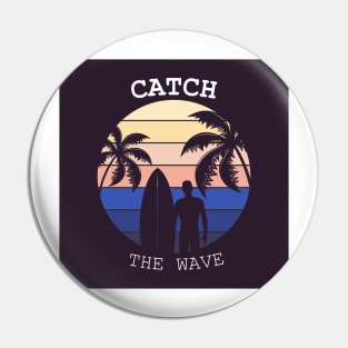 Catch the Wave Pin