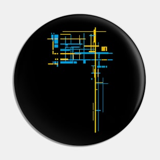 Futurism Deco Ornament - Abstract Pin