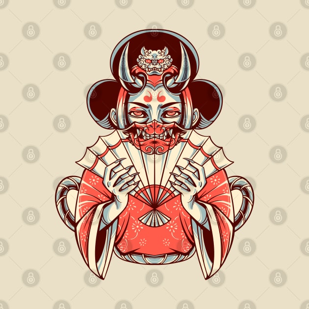 Oni Geisha by machmigo