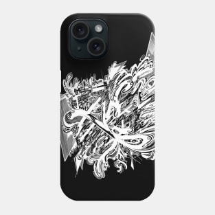 Abstract doodle art Phone Case