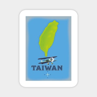 Taiwan vintage map Magnet