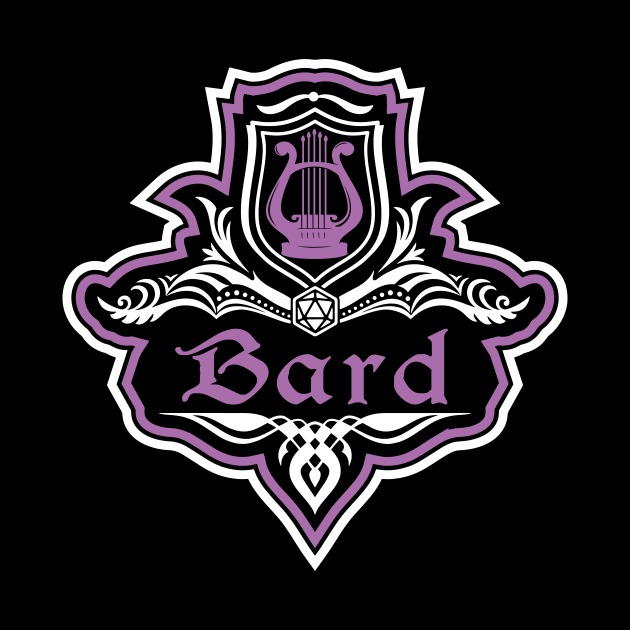 D&D Bard Class Crest by Sunburst