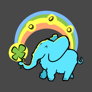 lucky elephant, happiness amulets, Saint Patrick's Day T-Shirt