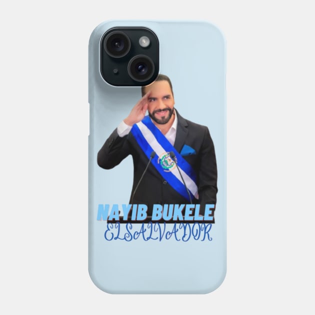 NAYIB BUKELE, PRESIDENTE DE EL SALVADOR Phone Case by Talcomunca