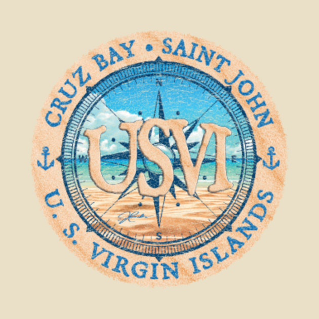 Discover Cruz Bay, Saint John, U.S. Virgin Islands (Two-Sided) - Cruz Bay - T-Shirt