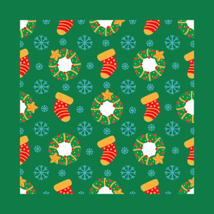 bright christmas pattern T-Shirt