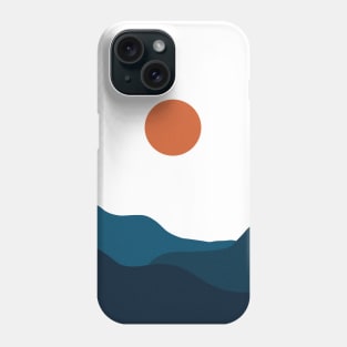 Canvass Sunset or Sunrise and Sea Phone Case