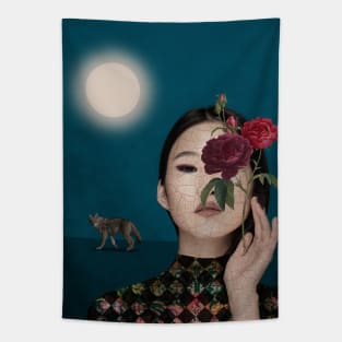 Midnight Rose Tapestry