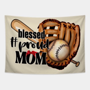 Baseball MOM Tapestry