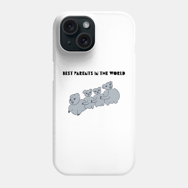 Best Parents in the World Phone Case by Artstastic