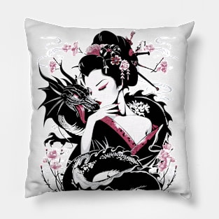 Seductive geisha 7403 Pillow