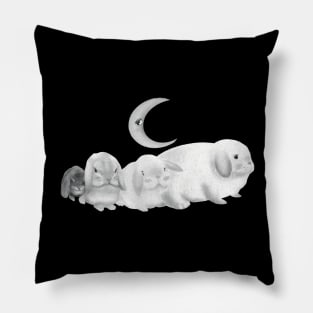 Bunny-moon Pillow