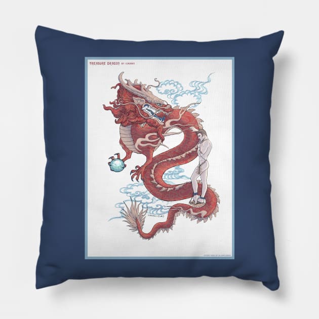 Treasure Dragon Pillow by karadin