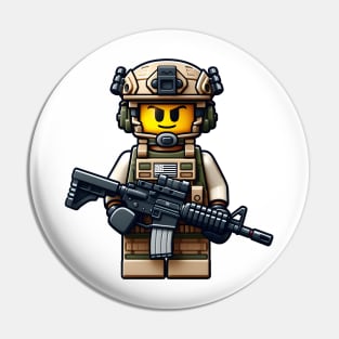 Tactical LEGO Pin