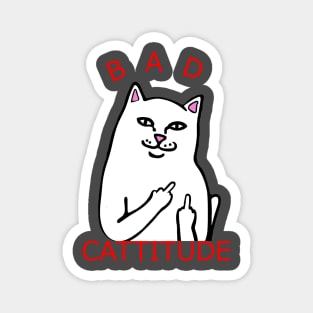 BAD CATTITUDE Magnet